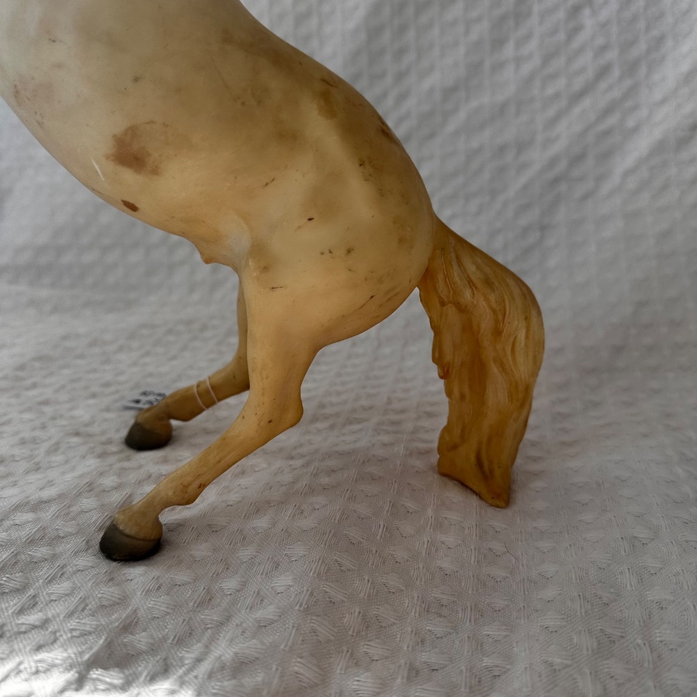 Vintage Breyer #30 King Fighting Stallion Alabaster Lippizan - Picture 9 of 15